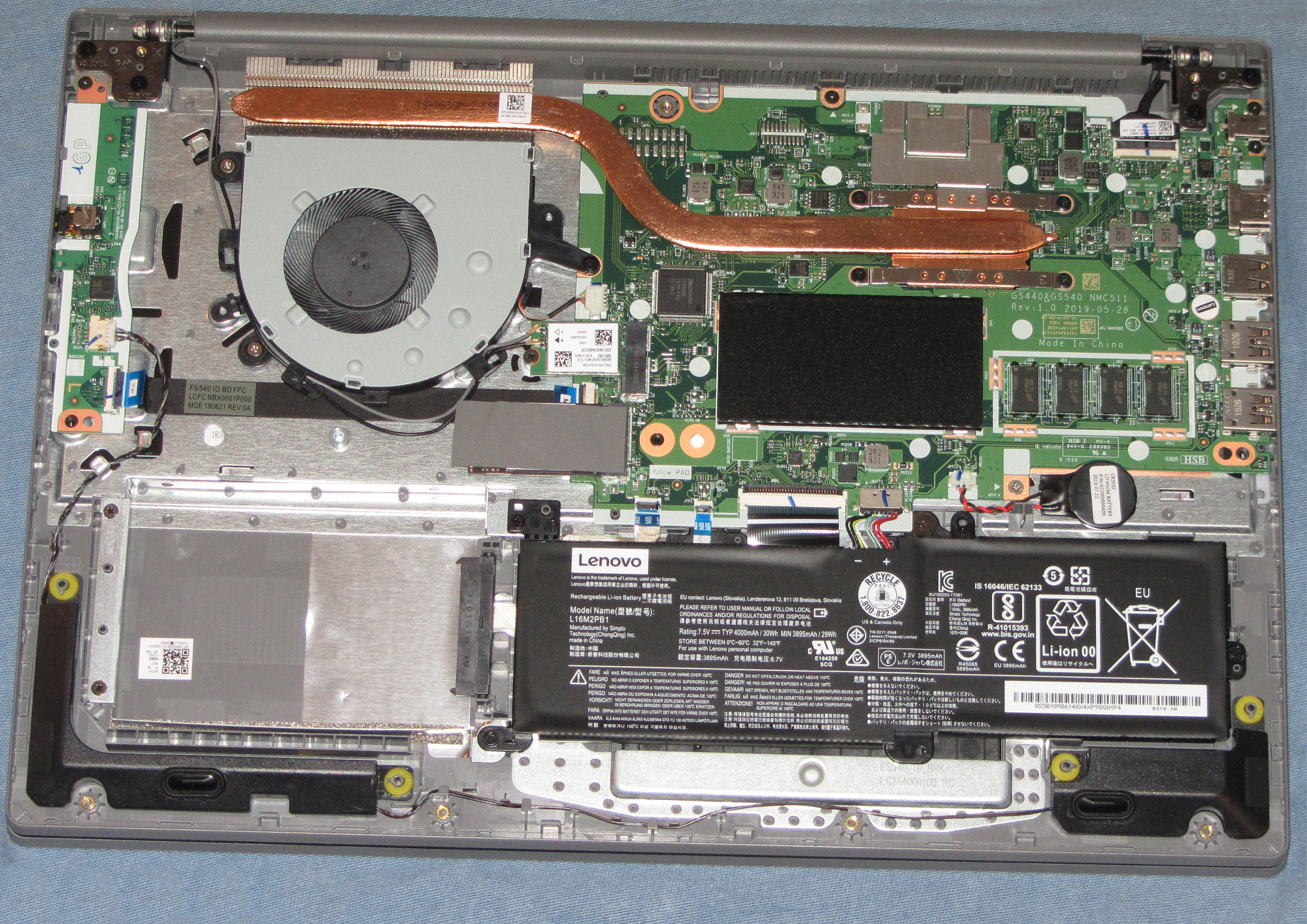 How to replace and fix Lenovo ideapad S145-15IKB 5CB0W43246 silver Italian IT keyboard palmrest (LENOVO Ideapad S145-15API 81UT002XGE)